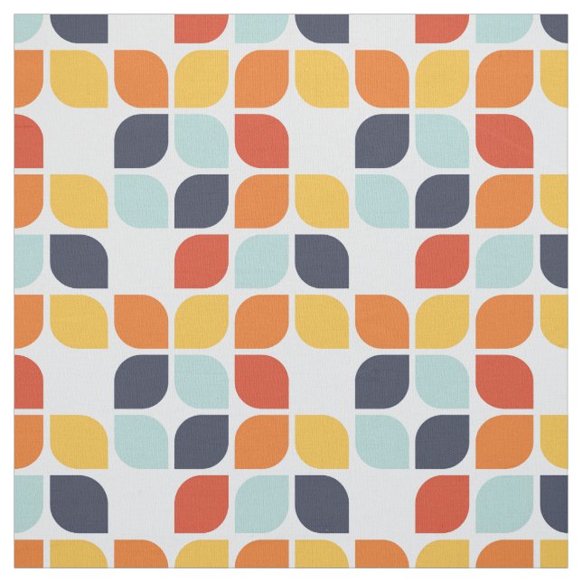 Vintages geometrisches Muster Stoff (Muster)