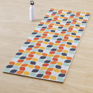 Vintages geometrisches Muster Yogamatte