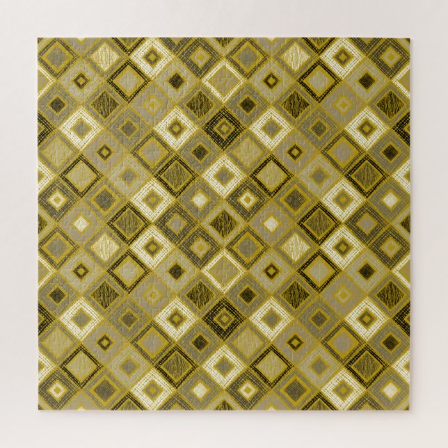 Vintages geometrisches Rhombus, nahtloses Muster. (Vertikal)