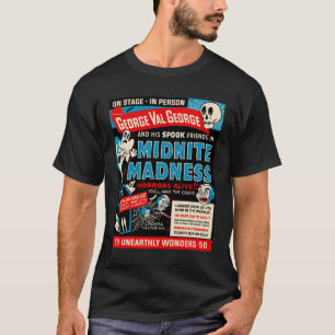 Vintages George Val George Spook-Show-Plakat T-Shirt