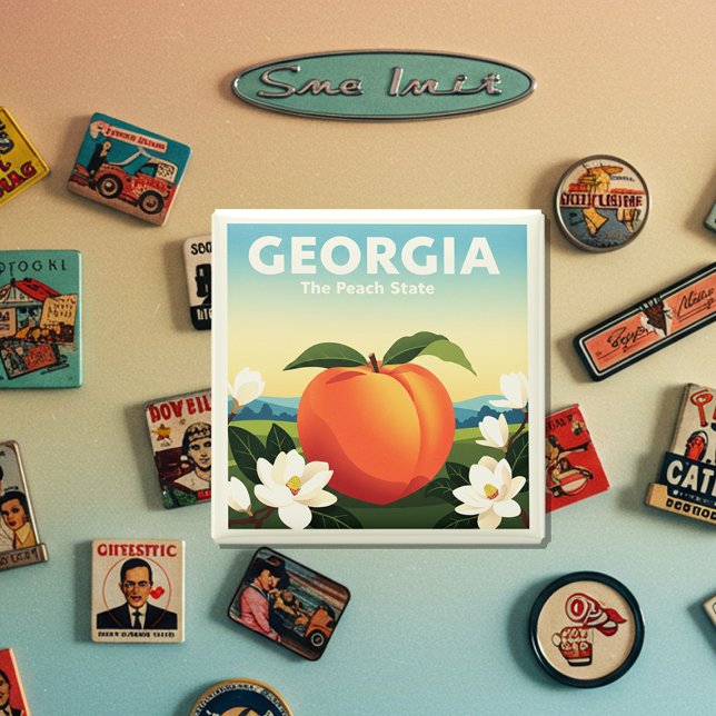 Vintages Georgien Magnet (Von Creator hochgeladen)