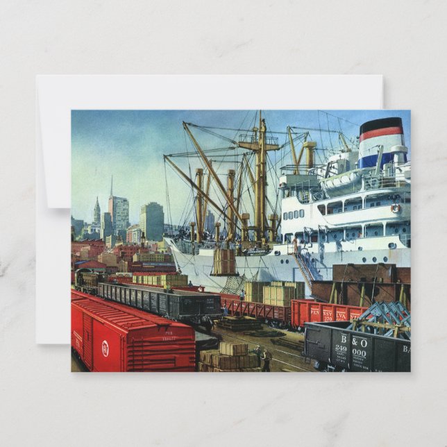 Vintages Geschäft, Beförderung von Frachtgut (Vorderseite)