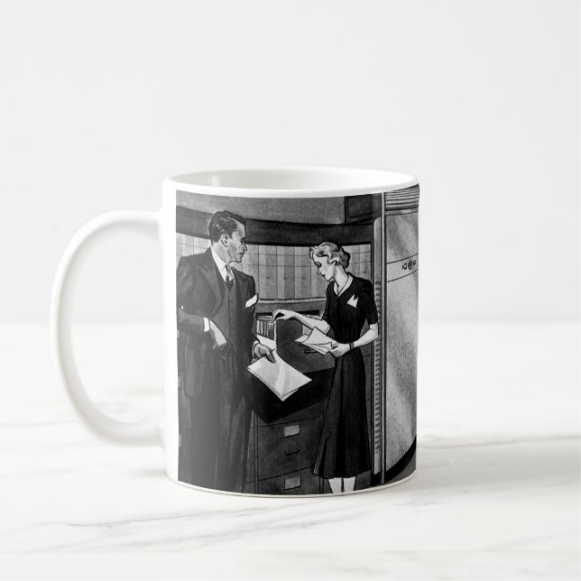 Vintages Geschäft, Führungskraft Geschäftsstelle Kaffeetasse (Links)