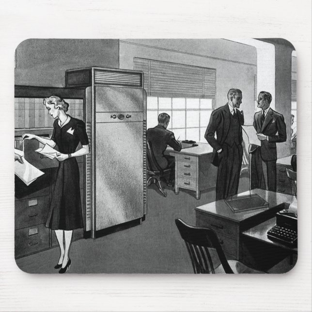 Vintages Geschäft, Führungskraft Geschäftsstelle Mousepad (Vorne)