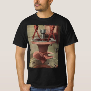 Vintages Geschäft, Riesenwasserturbinenenergie T-Shirt