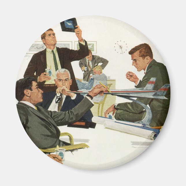 Vintages Geschäft, Treffen der Führungskräfte Magnet (Vorne)