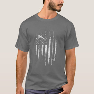 Vintages Geschenk der amerikanischen Flaggenflagge T-Shirt