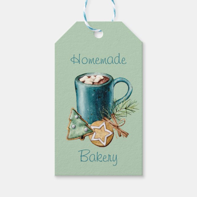 Vintages Geschenk-Tag Geschenkanhänger (Vorderseite)