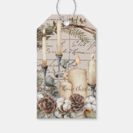 Vintages Geschenk Tag Set 10Thema Weihnachten Geschenkanhänger