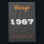 Vintages Geschenk von 1967 Geschirrtuch<br><div class="desc">Vintag 1967 limitierte Auflage Geschenk T - Shirt</div>