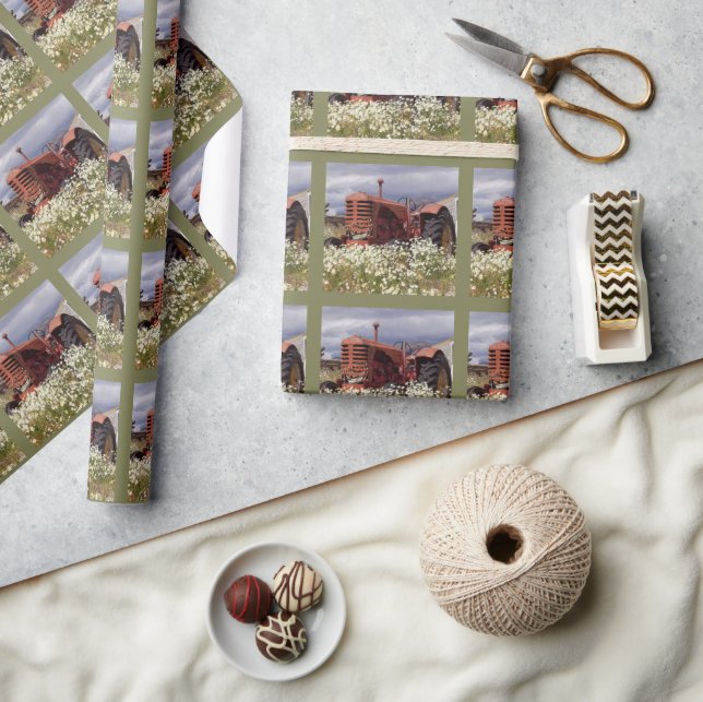 Vintages Geschenkpapier für die Aufhängung von Ges (Kunsthandwerk)