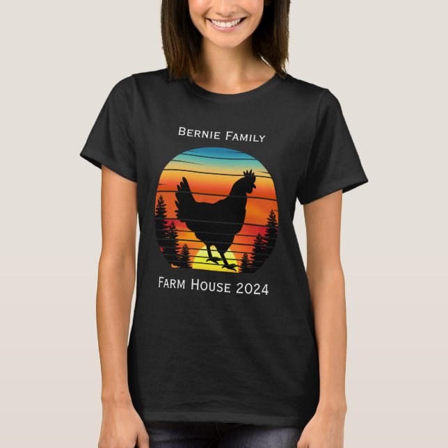 Vintages Gewächshaus Landwirtschaft T-Shirt (Vorderseite)