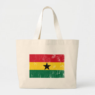 Vintages Ghana Jumbo Stoffbeutel