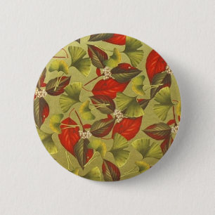 Vintages Ginkgo Button