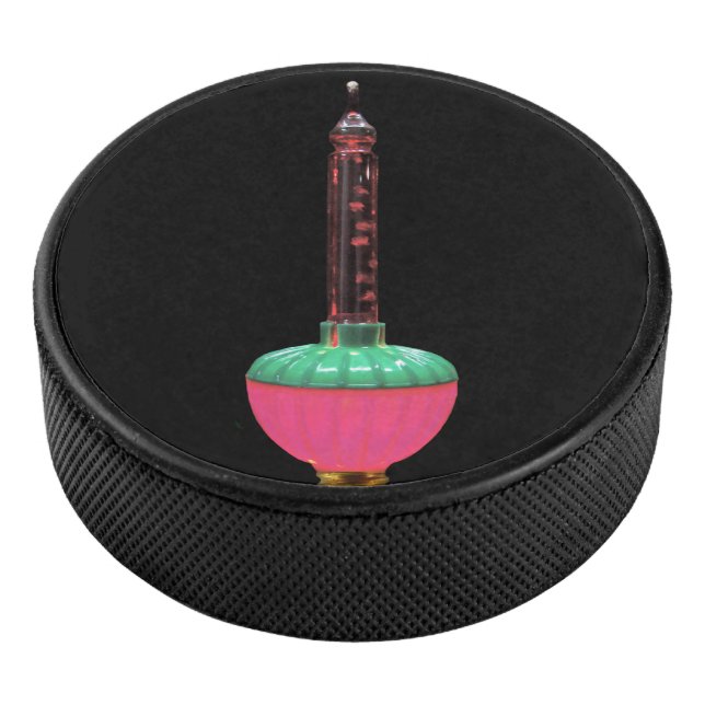 Vintages Glühbirnenlicht Eishockey Puck (3/4)