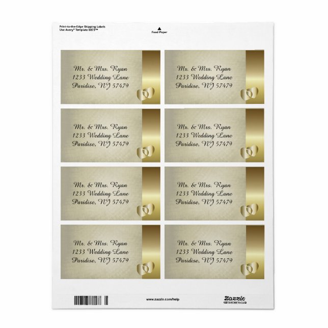 Vintages Goldenes Herz (Vorne)