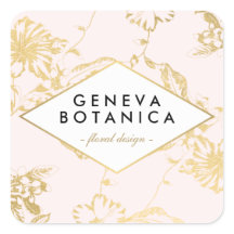 Vintages goldfarbenes Blumenmuster im rosa Designe