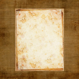 Vintages goldfarbenes Scrapbook