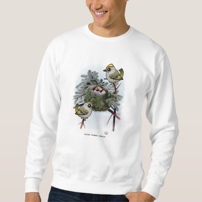 Vintages goldgekröntes Kinglet Sweatshirt (Vorderseite)