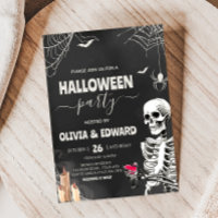 Vintages Gothic Skull Halloween-Party