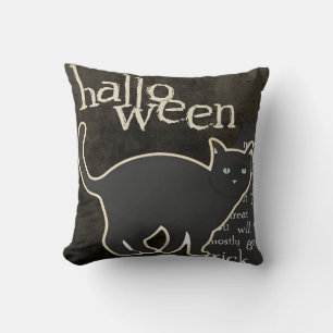 Vintages gotisches Halloween Kissen