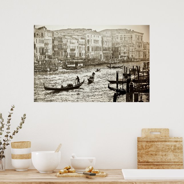 VINTAGES GRAND CANAL Poster (Küche)