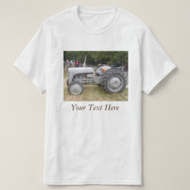 Vintages Grauschneckenzugmaschinen-Foto T-Shirt