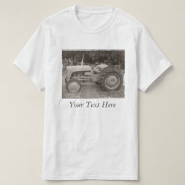 Vintages Grauschneckenzugmaschinen-Foto T-Shirt
