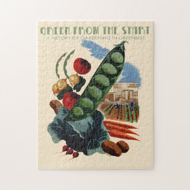 Vintages Greenbelt-Rätsel (Vertikal)