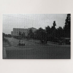 Vintages Griechenland Delphi Altes Palast Athen