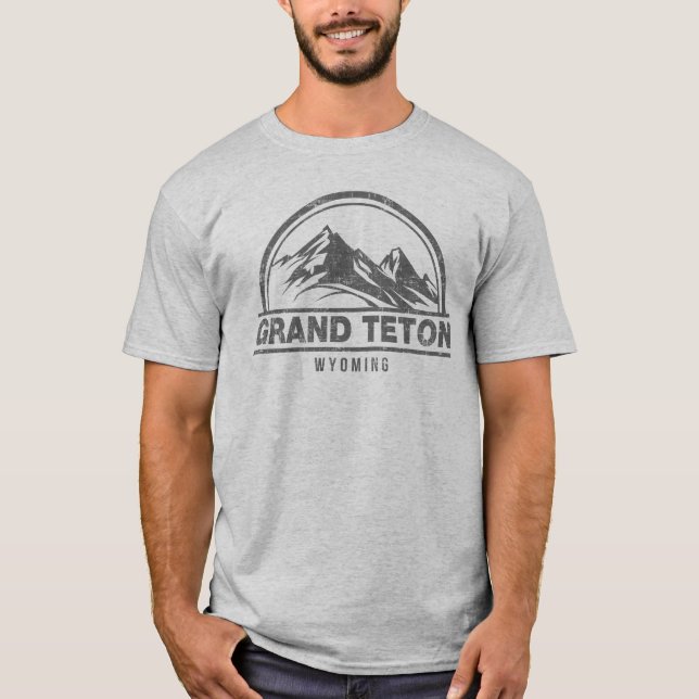 Vintages großartiges Teton T-Shirt (Vorderseite)