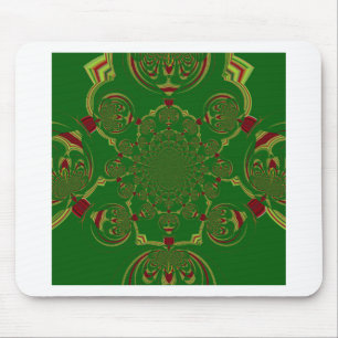 Vintages Grün Mousepad