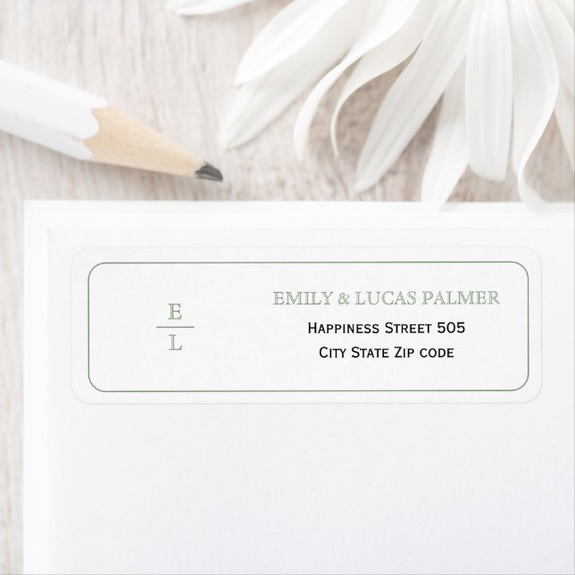 Vintages grünes blumengeschmücktes Wappen (Insitu)