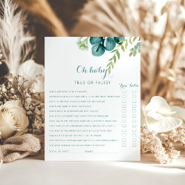 Vintages grünes Eukalyptus Oh Baby Duschspiel