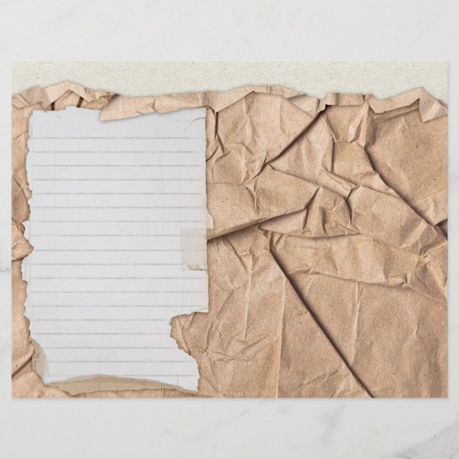 Vintages "Grunge Ripped Edge Scrapbook"-Journal (Vorderseite)