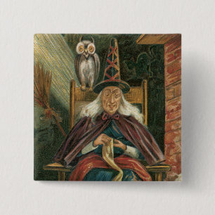 Vintages Halloween-Button Button