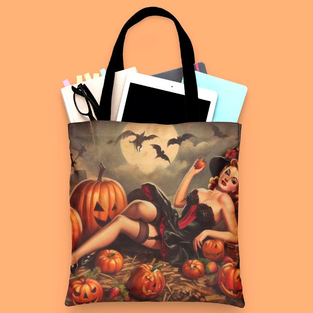 Vintages Halloween-Button Tasche (Von Creator hochgeladen)