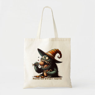 Vintages Halloween Candy Monster Tragetasche