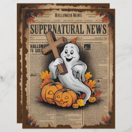 Vintages Halloween Ghost Scrapbook