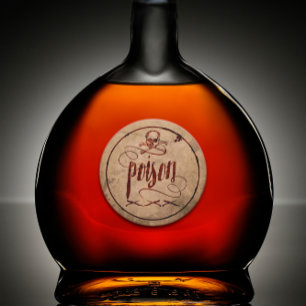 Vintages Halloween-Gift Runder Aufkleber