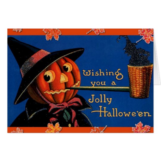 Vintages Halloween Karte