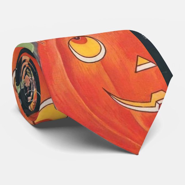 Vintages Halloween-KostümParty Krawatte (Gerollt)