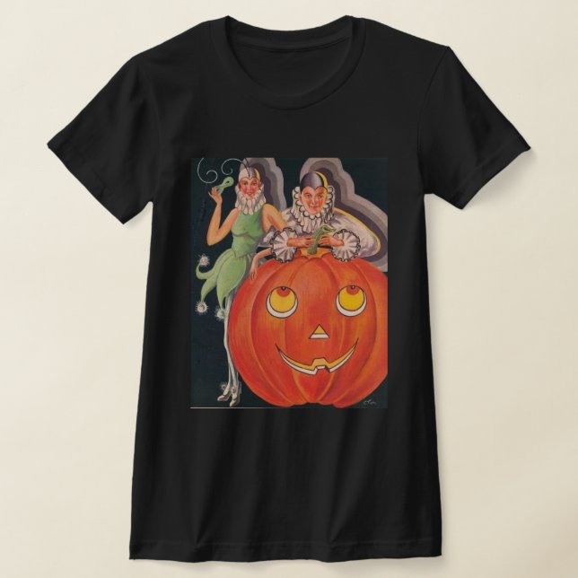 Vintages Halloween-KostümParty T-Shirt (Ablage )