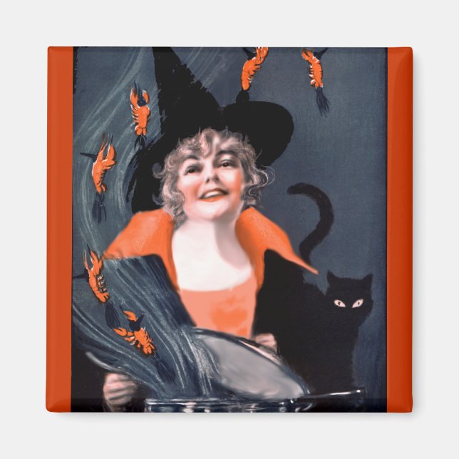 Vintages Halloween Magnet (Vorne)