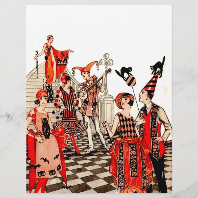 Vintages Halloween-Party Flyer (Vorne)