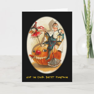 Vintages Halloween-Party mit blutigem Text einlade Einladung