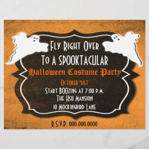 Vintages Halloween-Party oder Flyer