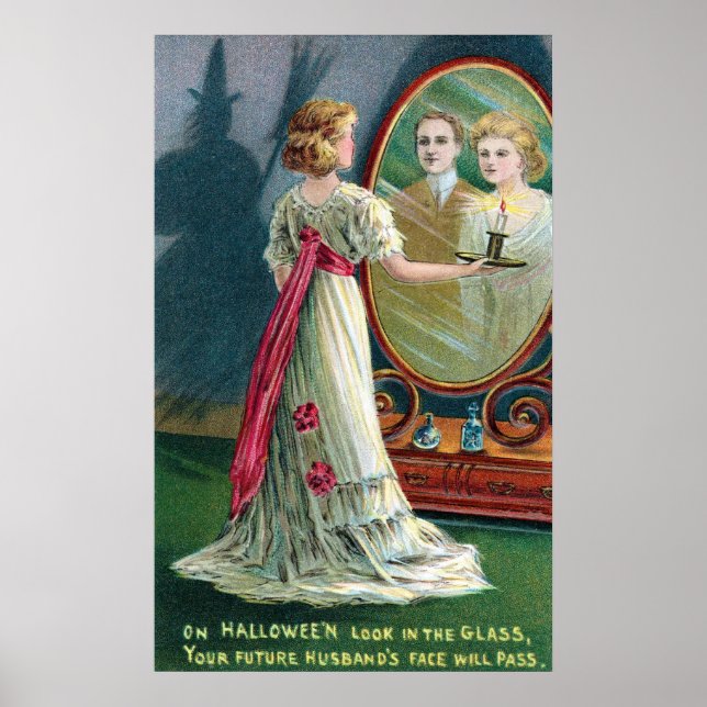 Vintages Halloween-Party-Poster Poster (Vorne)