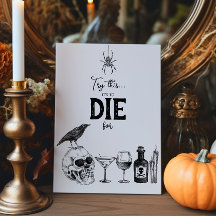 Vintages Halloween-Party probiert es aus, um Die