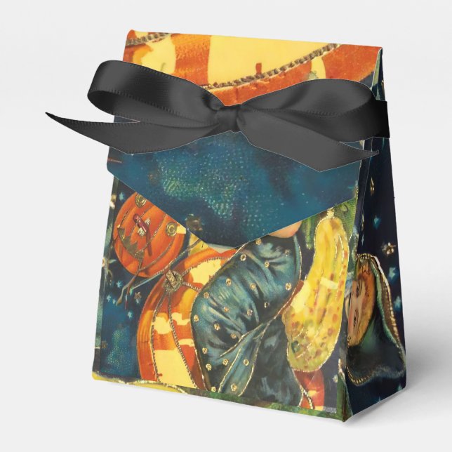 Vintages Halloween-Poster Geschenkschachtel (Vorderseite)